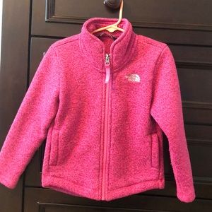 Pink Full Zip Girls Fleece Size 4T